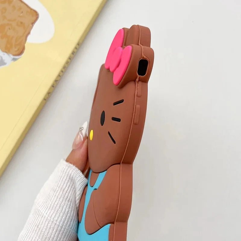 Hello Kitty Bow IPhone Case Soft Silicone Premium Collection Exclusive Dustproof - merch gone viral.