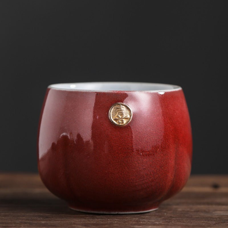 Japanese style kiln changing teacup, ceramic kung fu tea set - merch gone viral.