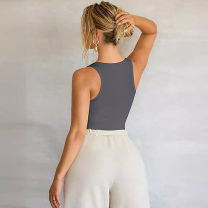 Knitted Vest Women's Slim Top Bottoming Shirt - merch gone viral.