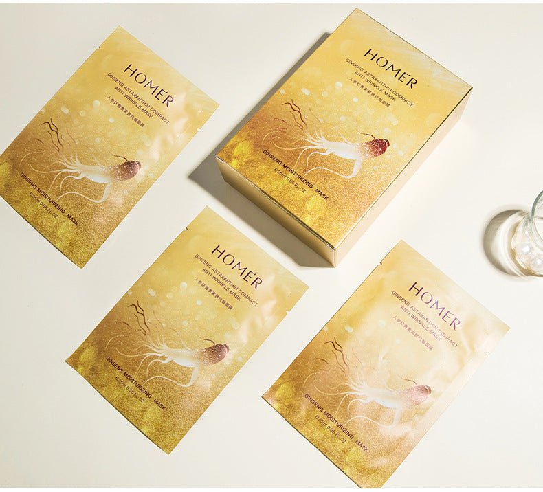 Korean Ginseng Astaxanthin Firming Mask Elite Antioxidant Infusion For Radiant Youthful Skin Daily Use - merch gone viral.