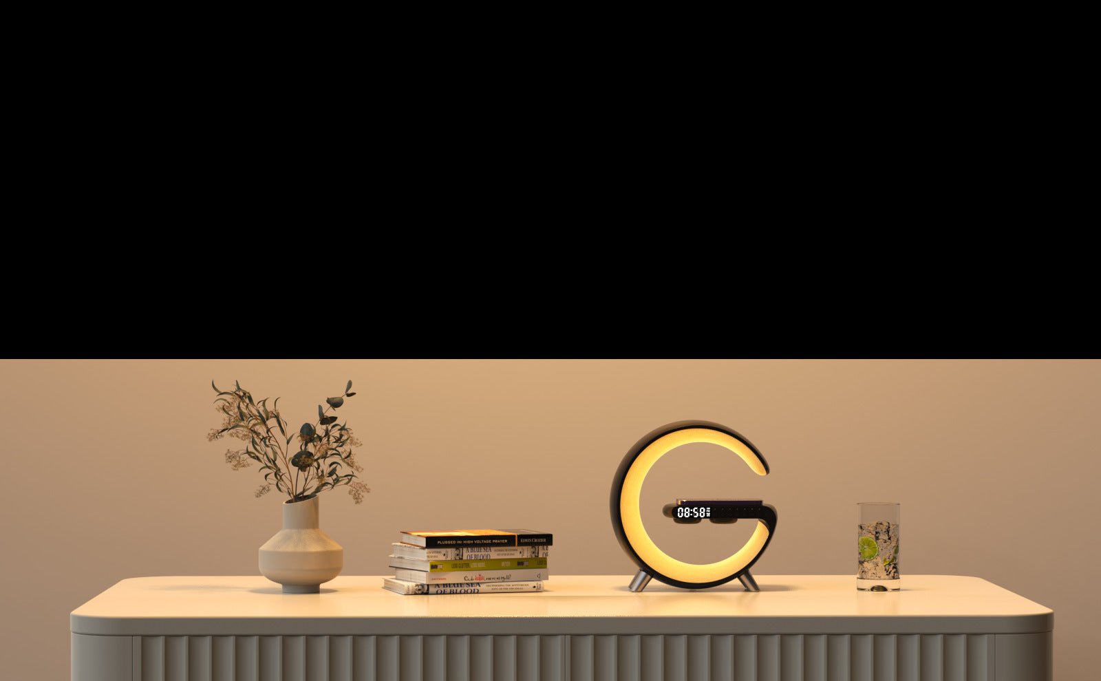 LED Lamp With 15W Wireless Charging And Bluetooth Speaker Lamp - Merch Gone Viral