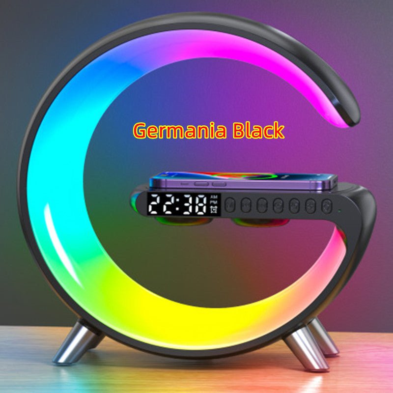 LED Lamp With 15W Wireless Charging And Bluetooth Speaker Lamp - Merch Gone Viral