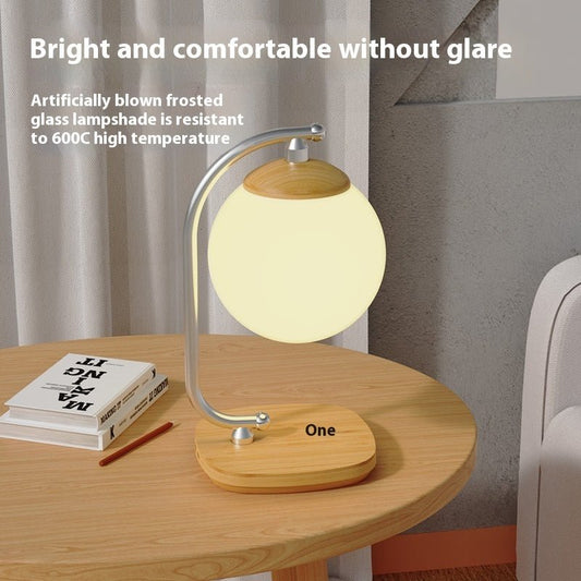 LED Smart Atmosphere Table Lamp With Built In Wireless Charging For Bedside Use And Eye Friendly Lighting For Bedroom - merch gone viral.