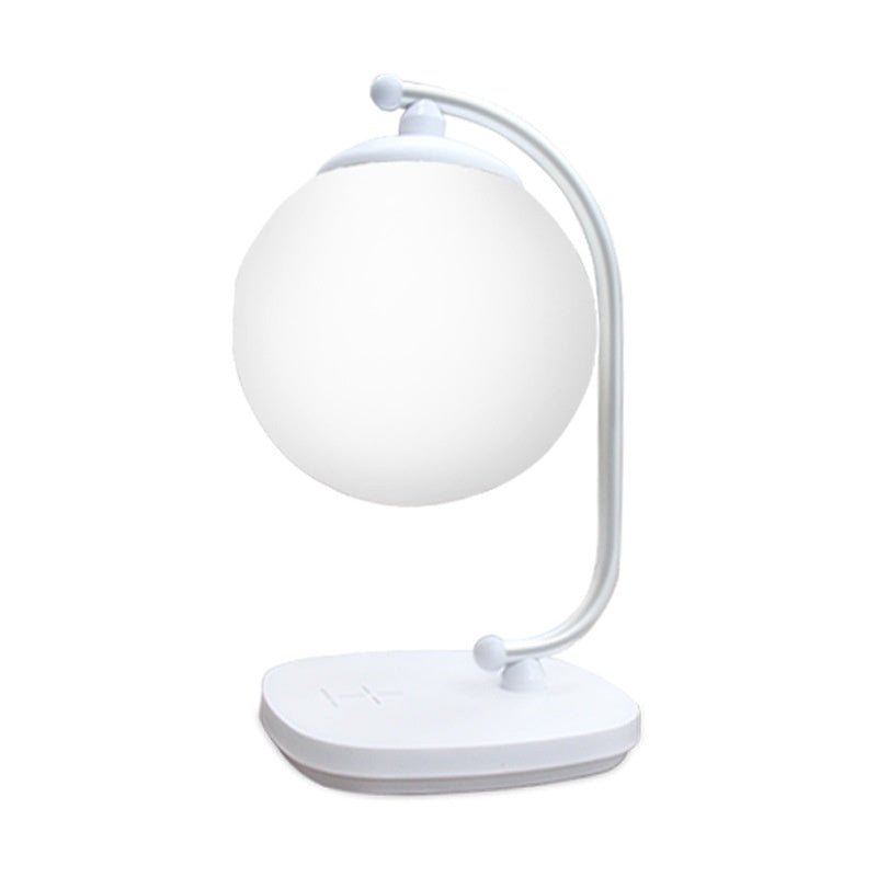 LED Smart Atmosphere Table Lamp With Built In Wireless Charging For Bedside Use And Eye Friendly Lighting For Bedroom - merch gone viral.