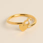 Letter 26 Letter Three - dimensional Love Tail Ring - merch gone viral.