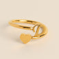 Letter 26 Letter Three - dimensional Love Tail Ring - merch gone viral.