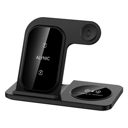Limited Edition Premium 3 In 1 Wireless Charger Stand Dock Foldable Fast Charge For iPhone Watch AirPods Pro - merch gone viral.