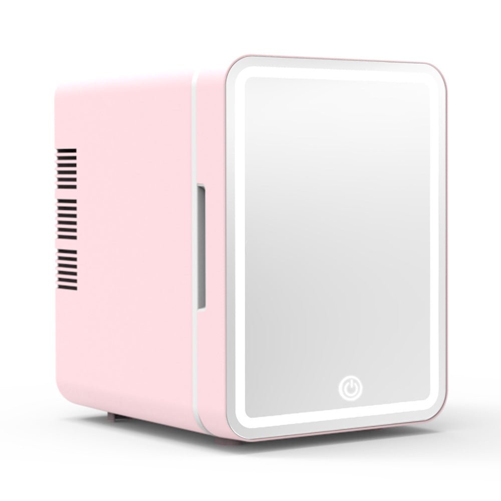 Luxe Mini Beauty Refrigerator With Crystal Mirror Door - merch gone viral.
