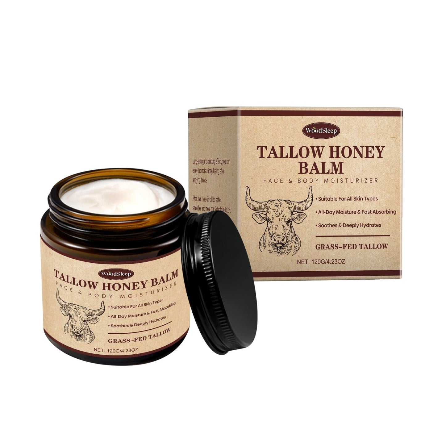 Luxe Tallow Honey Balm - Premium Deep Moisture & Skin Restoration Treatment - merch gone viral.