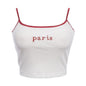 Luxury Embroidered Camisole Top - Premium European Designer Slim Fit | Paris & Honey Styles - merch gone viral.