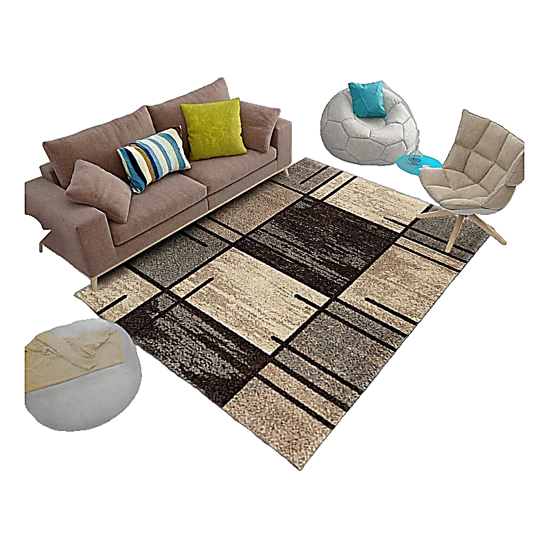 Machine-Washable Non-Slip Area Rug