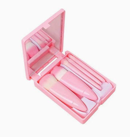 Makeup Brush Set with Soft Rayon Bristles for Precise Application Travel Ready Makeup Brush Set - Merch Gone Viral