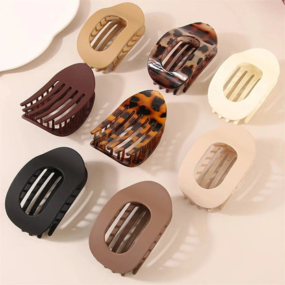 Matte Acrylic Hair Clips Premium Collection With Strong Grip And Flexible Teeth Limited Edition - merch gone viral.