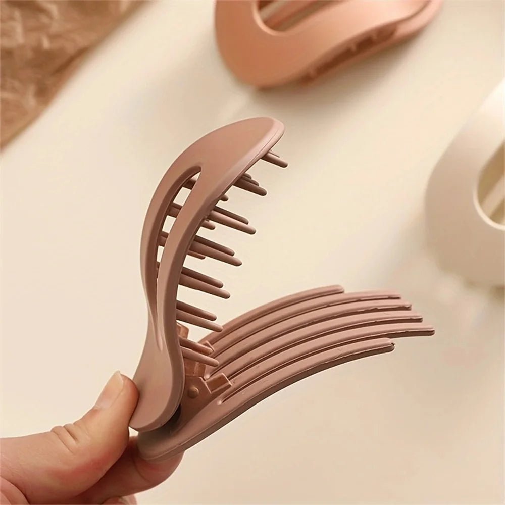 Matte Acrylic Hair Clips Premium Collection With Strong Grip And Flexible Teeth Limited Edition - merch gone viral.