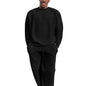 Mens Loose Two Piece Suit For Everyday Wear With Wrinkle Resistant Polyester Comfort And Roomy Silhouette - merch gone viral.