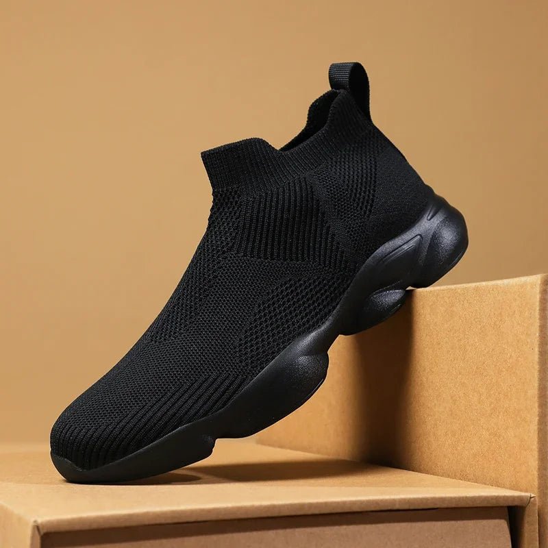 Men's Wide Fit Moccasin Sneaker Breathable Cotton Lining Casual - Merch Gone Viral