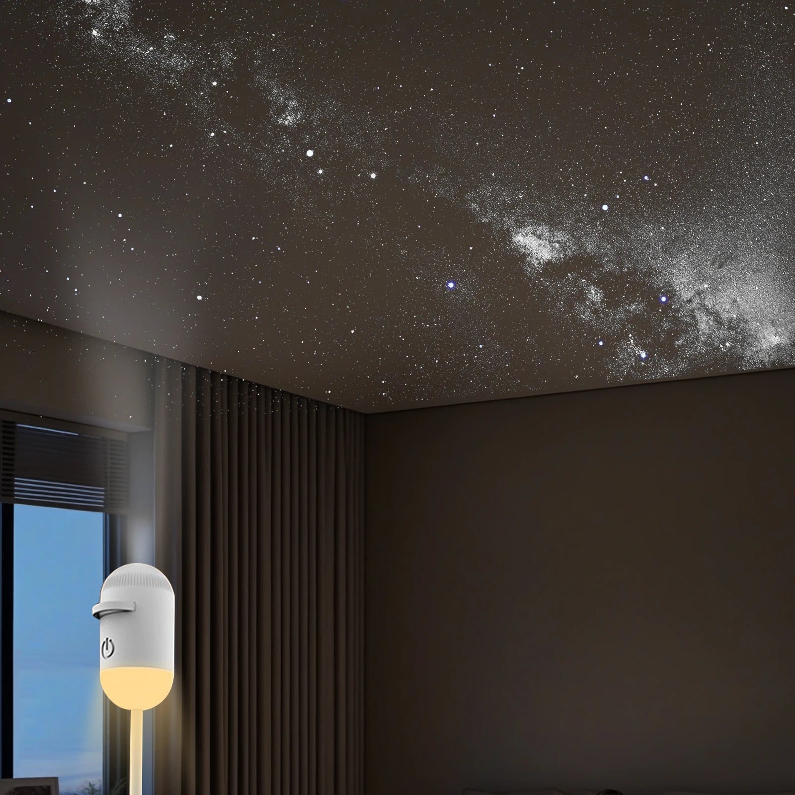 Mini Galaxy Star Projector Night Light with Nebula Ceiling Projection - Merch Gone Viral
