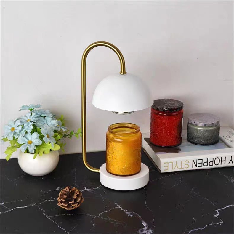 Minimalist Bedside Wooden Fused Candle Lamp - merch gone viral.
