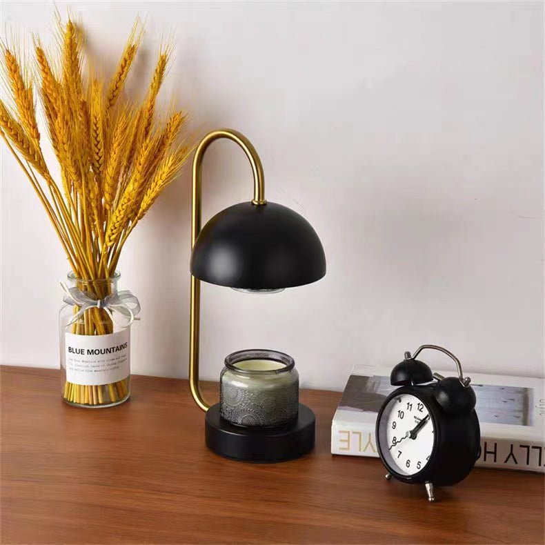 Minimalist Bedside Wooden Fused Candle Lamp - merch gone viral.