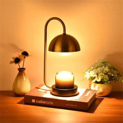 Minimalist Bedside Wooden Fused Candle Lamp - merch gone viral.