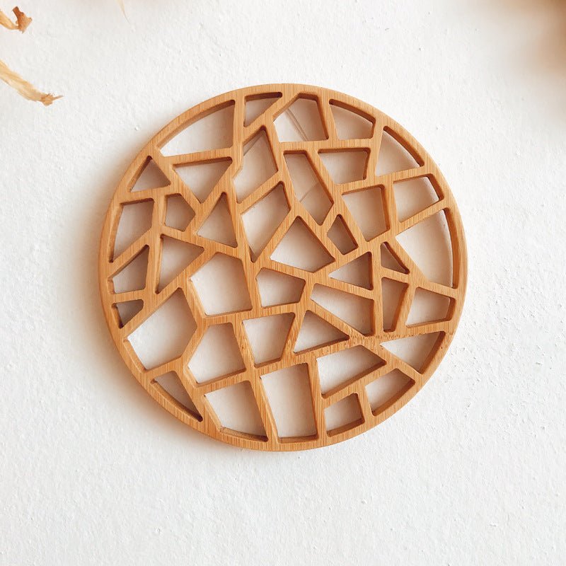 Moroccan Circular Woven Mirror With Solid Wood Frame Wall Decor - Merch Gone Viral
