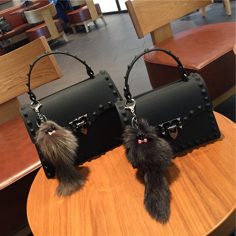 New fashion frosted matte pvc jelly bag - merch gone viral.