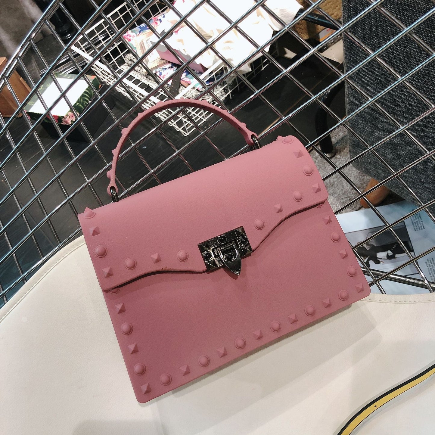 New fashion frosted matte pvc jelly bag - merch gone viral.