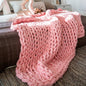Nordic Thick Wool Hand - woven Blanket - merch gone viral.