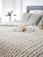 Nordic Thick Wool Hand - woven Blanket - merch gone viral.