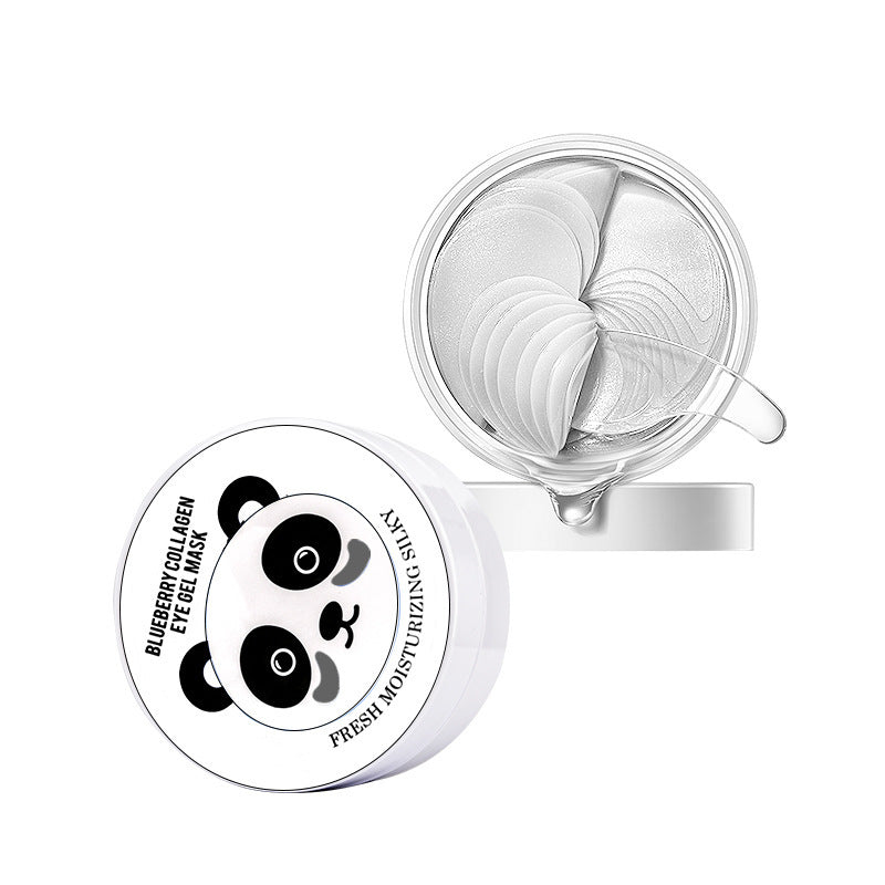 Panda Eye Mask Rose Collagen Glycerin Thick Sheet Lux Spa Edition For Contoured Hydration - merch gone viral.