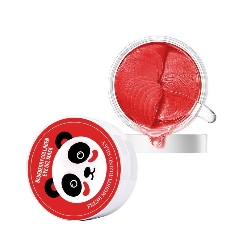 Panda Eye Mask Rose Collagen Glycerin Thick Sheet Lux Spa Edition For Contoured Hydration - merch gone viral.