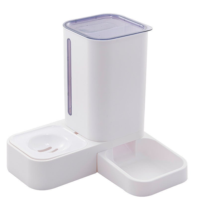 Pet Automatic Water Storage Double Plastic Pet Bowl - merch gone viral.