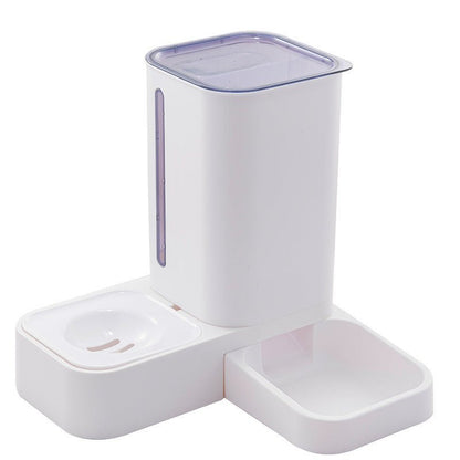 Pet Automatic Water Storage Double Plastic Pet Bowl - merch gone viral.