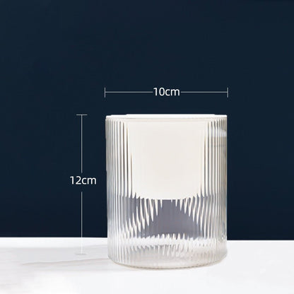 Plastic Self Watering Succulent Pot With Clear Vertical Pattern - Merch Gone Viral