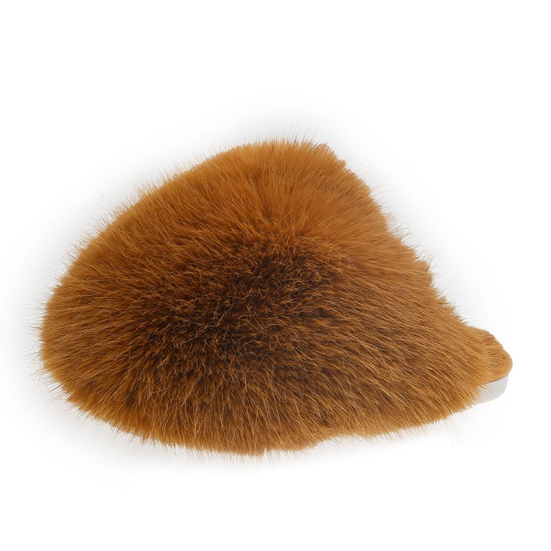 Plush Cloud Comfort Fluffy Slippers - Luxuriously Soft Closed - Toe House Shoes - merch gone viral.