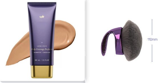 Premium Body Tattoo Concealer Care Cream Waterproof Long Lasting Coverage With Precision Brush - merch gone viral.
