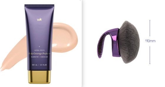 Premium Body Tattoo Concealer Care Cream Waterproof Long Lasting Coverage With Precision Brush - merch gone viral.