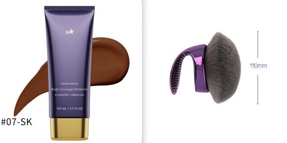 Premium Body Tattoo Concealer Care Cream Waterproof Long Lasting Coverage With Precision Brush - merch gone viral.