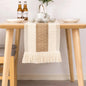 Premium Burlap Table Runner with Crochet Lace Trim - merch gone viral.