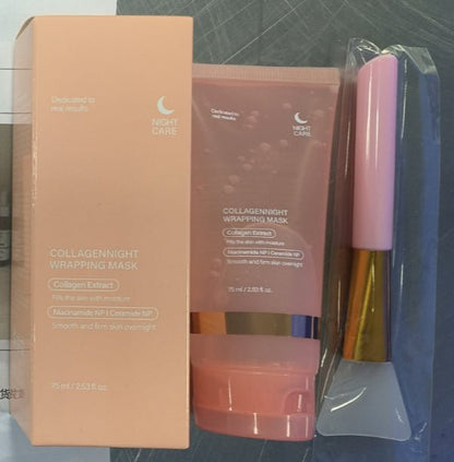 Premium Collagen Overnight Sleep Mask - Transformative Peel Treatment for Radiant, Flawless Skin - merch gone viral.