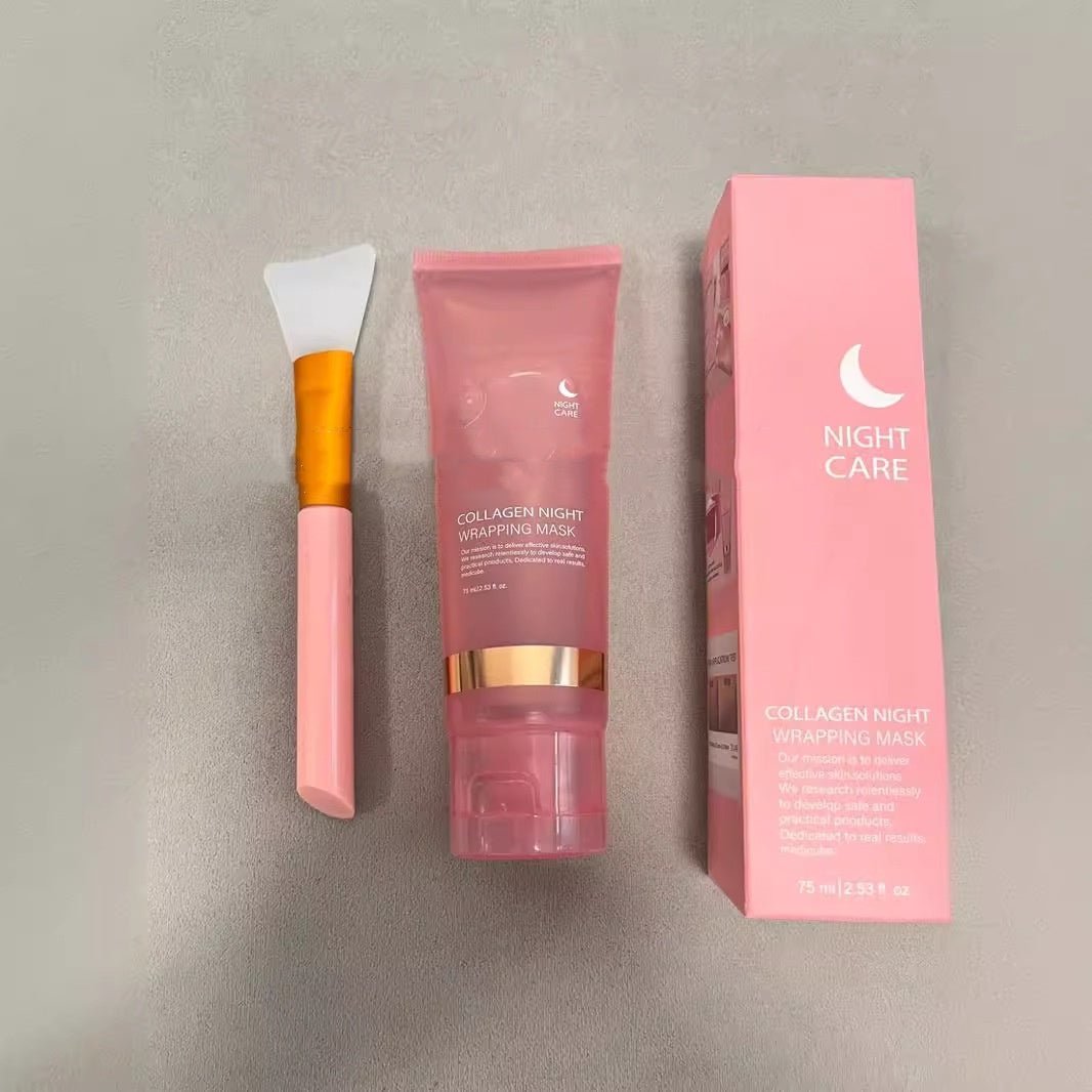 Premium Collagen Overnight Sleep Mask - Transformative Peel Treatment for Radiant, Flawless Skin - merch gone viral.