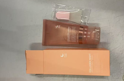 Premium Collagen Overnight Sleep Mask - Transformative Peel Treatment for Radiant, Flawless Skin - merch gone viral.