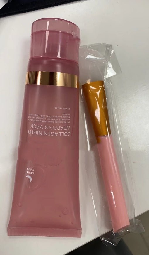 Premium Collagen Overnight Sleep Mask - Transformative Peel Treatment for Radiant, Flawless Skin - merch gone viral.