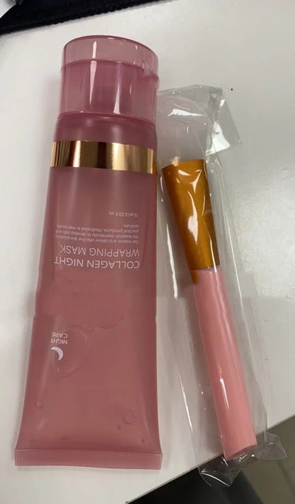 Premium Collagen Overnight Sleep Mask - Transformative Peel Treatment for Radiant, Flawless Skin - merch gone viral.