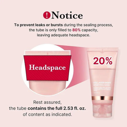 Premium Collagen Overnight Sleep Mask - Transformative Peel Treatment for Radiant, Flawless Skin - merch gone viral.