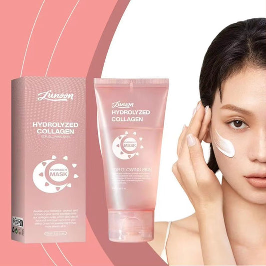 Premium Collagen Overnight Sleep Mask - Transformative Peel Treatment for Radiant, Flawless Skin - merch gone viral.
