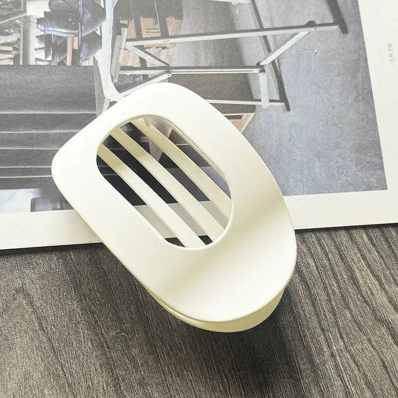 Premium Matte Finish Flat Oval Hair Claw Clip Elite - merch gone viral.