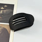 Premium Matte Finish Flat Oval Hair Claw Clip Elite - merch gone viral.