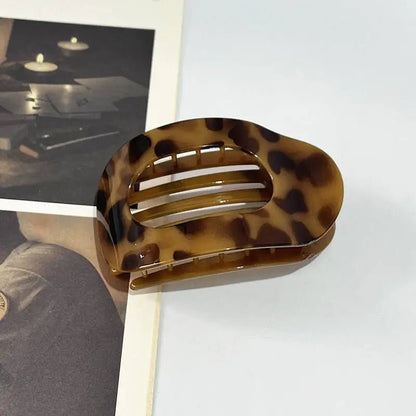 Premium Matte Finish Flat Oval Hair Claw Clip Elite - merch gone viral.