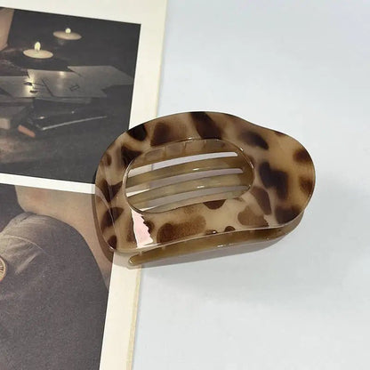 Premium Matte Finish Flat Oval Hair Claw Clip Elite - merch gone viral.